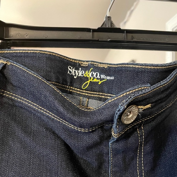 STYLE & Co Denim Bermuda Shorts  Womens Size 20W - Picture 2 of 6